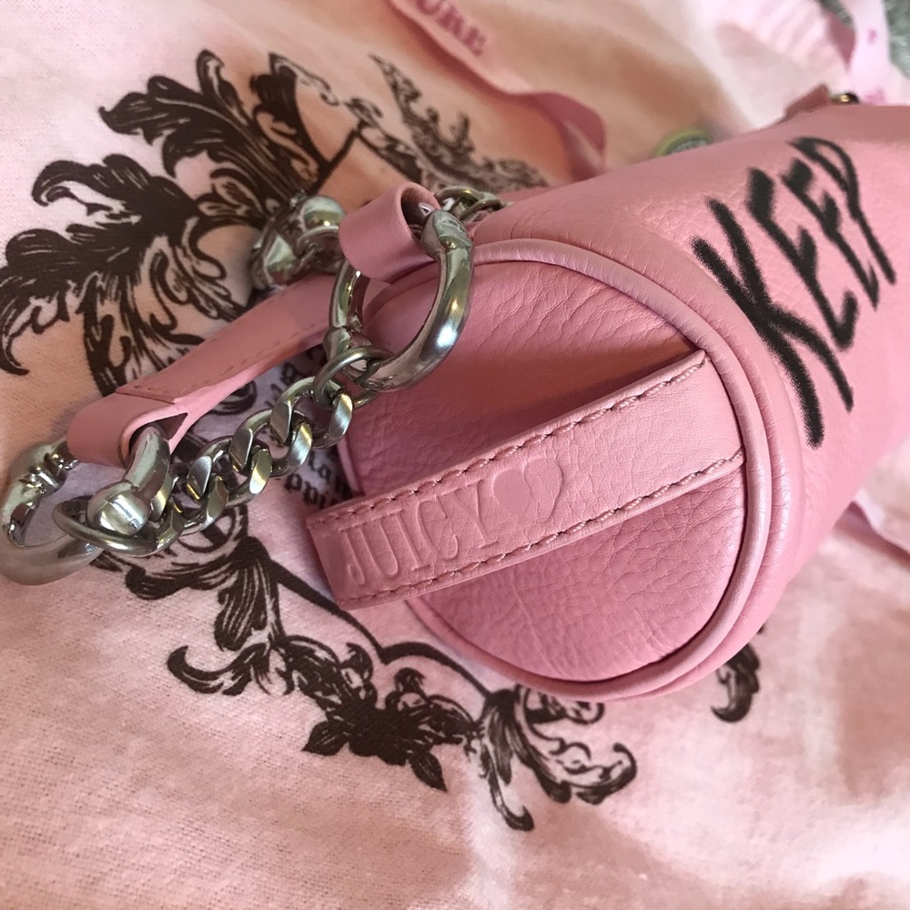 NWT ๐ RARE Juicy Couture โKeep Himโ Barrel Bag - Picture 7 of 7